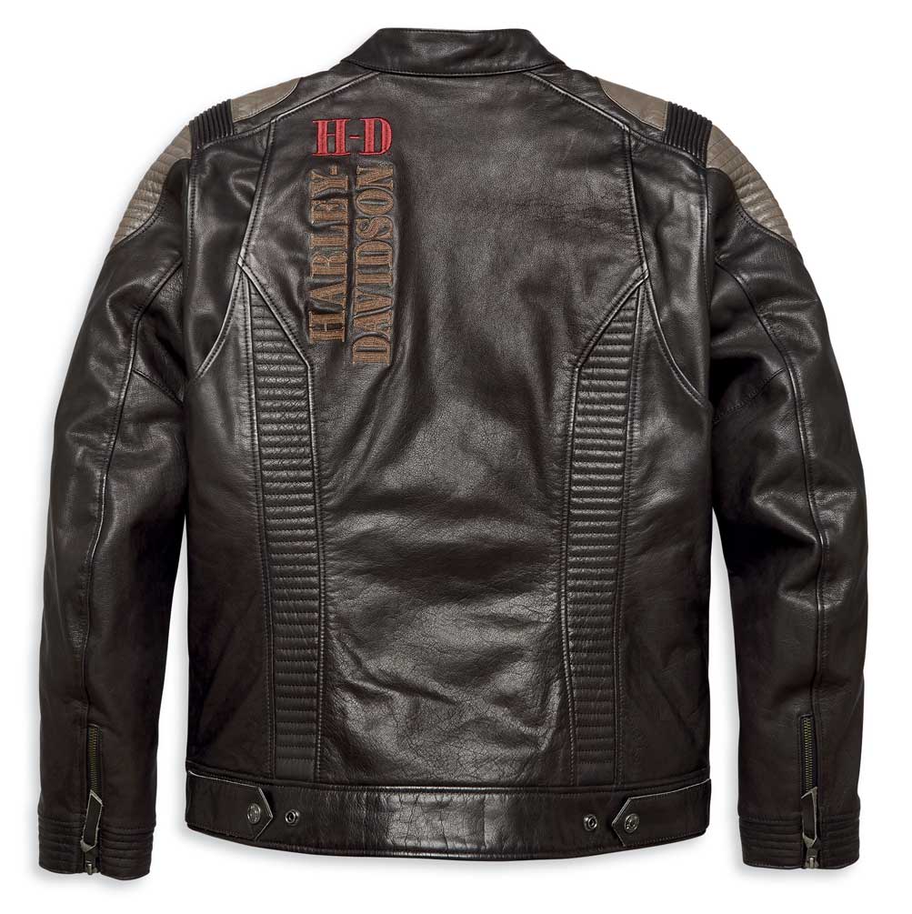 Harley-Davidson® Mens Exhort Mid-Weight Buffalo Leather Layered