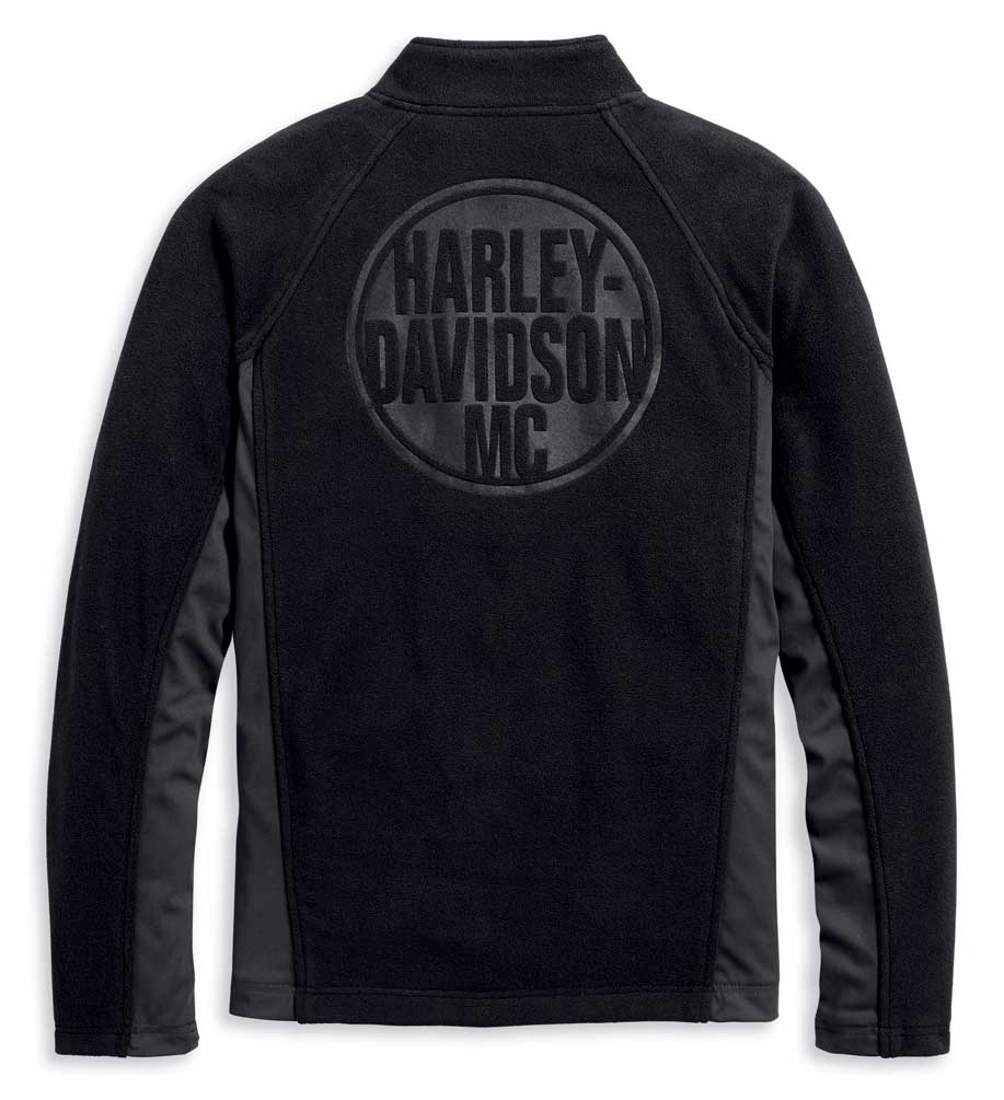 Harley-Davidson Free Shipping - Harley-Davidson Men's Circle Logo B&S Fleece Activewear Jacket, Black 96159-20VM - Free Shipping on many products plus Orders Over $99
