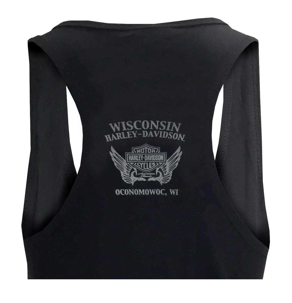 Harley-Davidson Free Shipping - Harley-Davidson Women's Fast Pace Flocking Racerback Sleeveless Tank Top, Black - Free Shipping on many products plus Orders Over $99