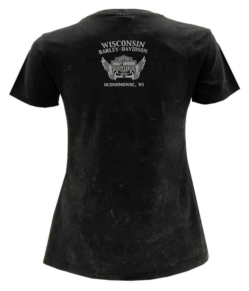 Harley-Davidson Free Shipping - Harley-Davidson Women's Embellished Sugar Skull Short Sleeve T-Shirt - Black - Free Shipping on many products plus Orders Over $99