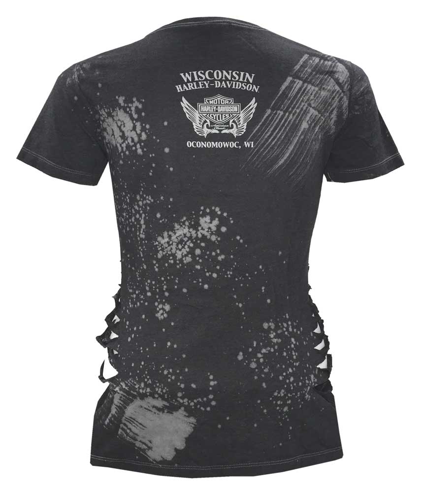 Harley Davidson Women S Perfect Illusion Premium T Shirt W Side