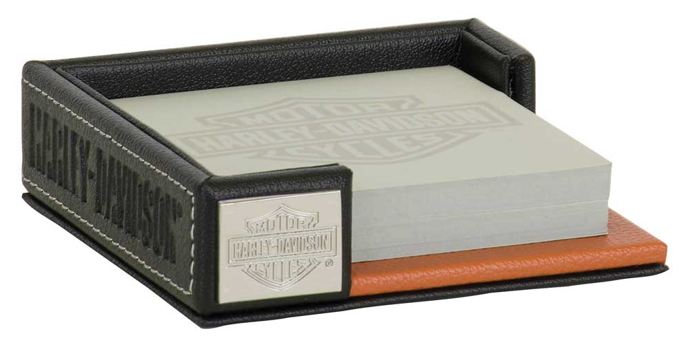 Harley-Davidson Bar & Shield Leatherette Desk Accessory Set, Black HDL-20116 - Largest Selection of Harley-Davidson Products