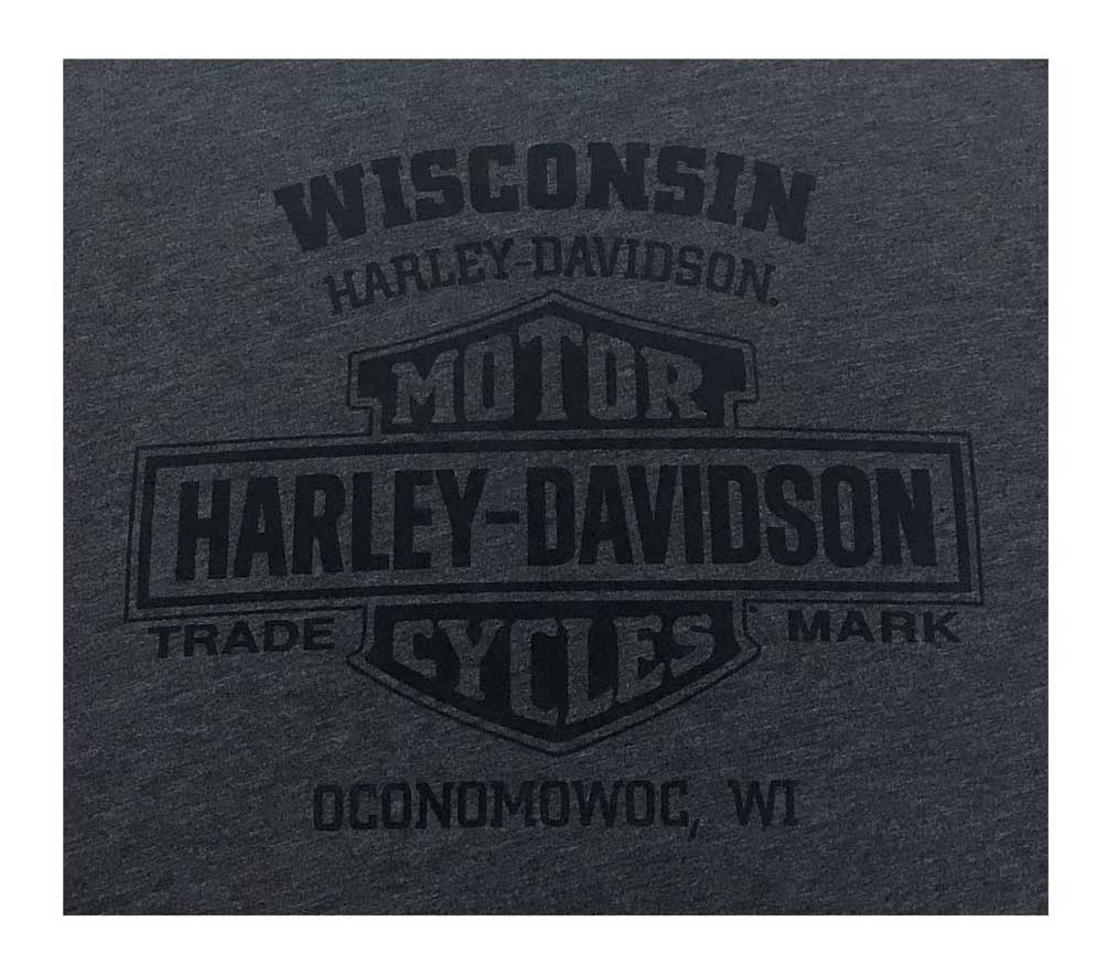 Harley-Davidson Free Shipping - Harley-Davidson Men's Modal Tonal Short Sleeve Crew-Neck T-Shirt, Washed Blue - Free Shipping on many products plus Orders Over $99