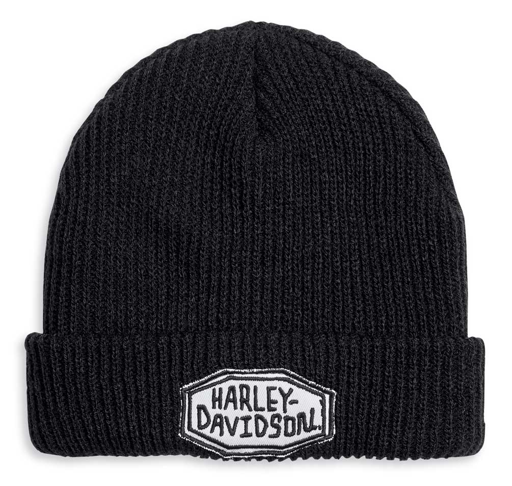 Men's Embroidered Patch Cuffed Knit 