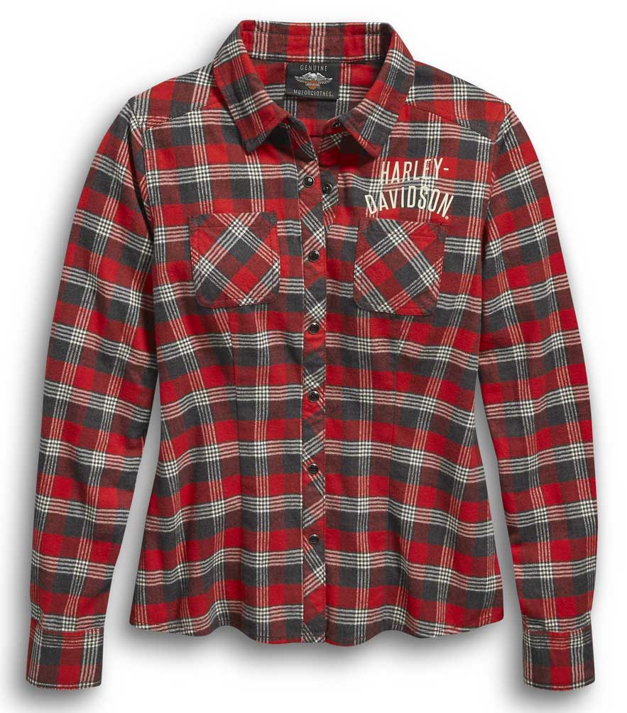 Women's Since 1903 Plaid Flannel Long 