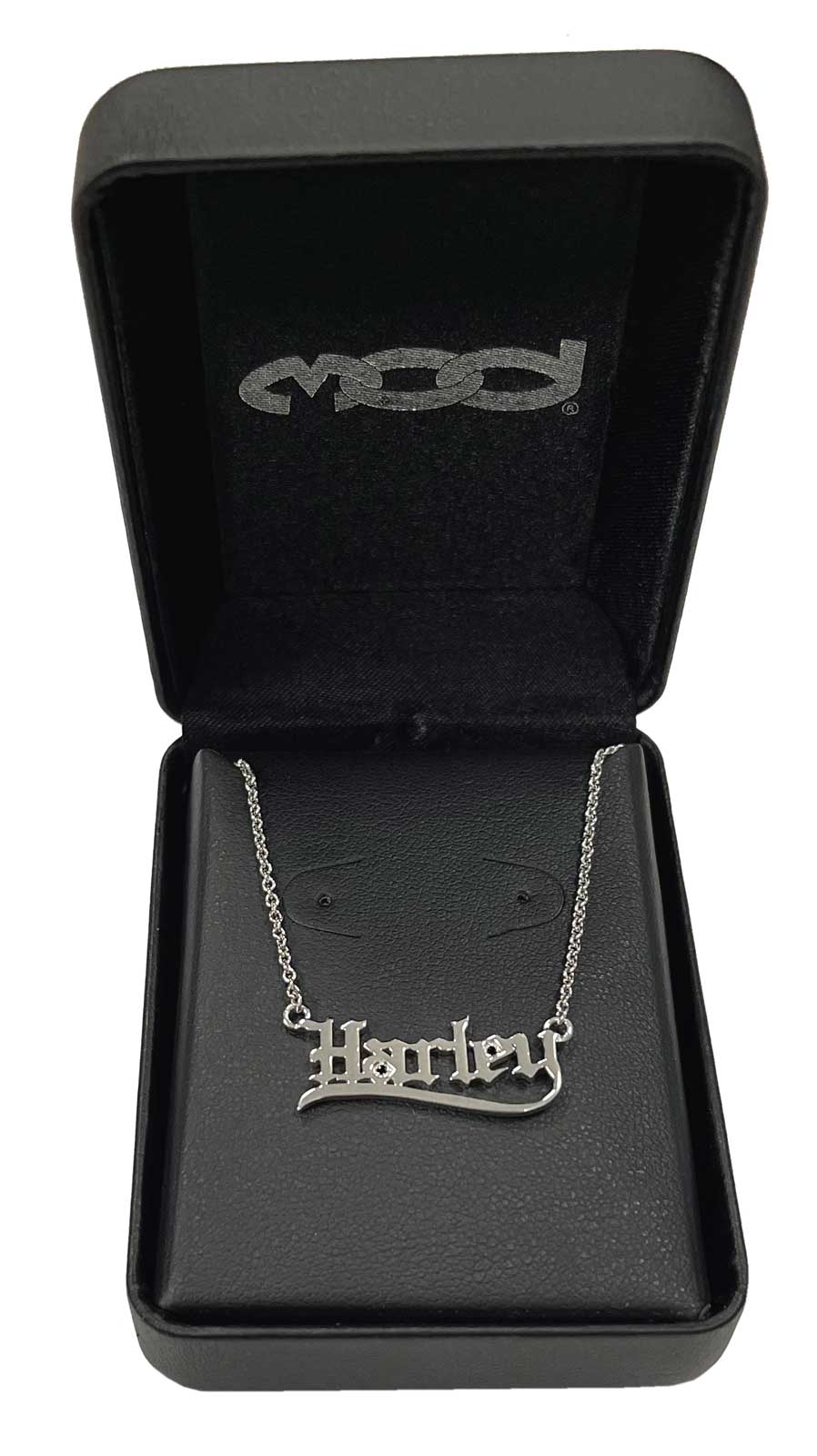 Harley-Davidson Free Shipping - Harley-Davidson Women's Old English Harley Necklace, Sterling Silver HDN0459-16 - Free Shipping on many products plus Orders Over $99