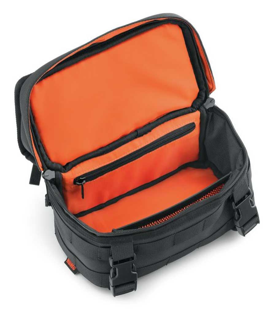 Harley-Davidson Overwatch Large Handlebar Bag, Universal Fit - Black 93300122 - No Hassle Returns at Wisconsin Harley