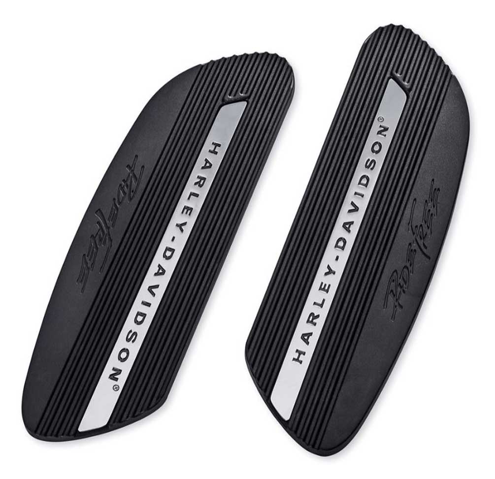 Harley-Davidson Ride Free Rider Footboard Inserts - Swept Wing Style 50501401 - Wisconsin Harley-Davidson