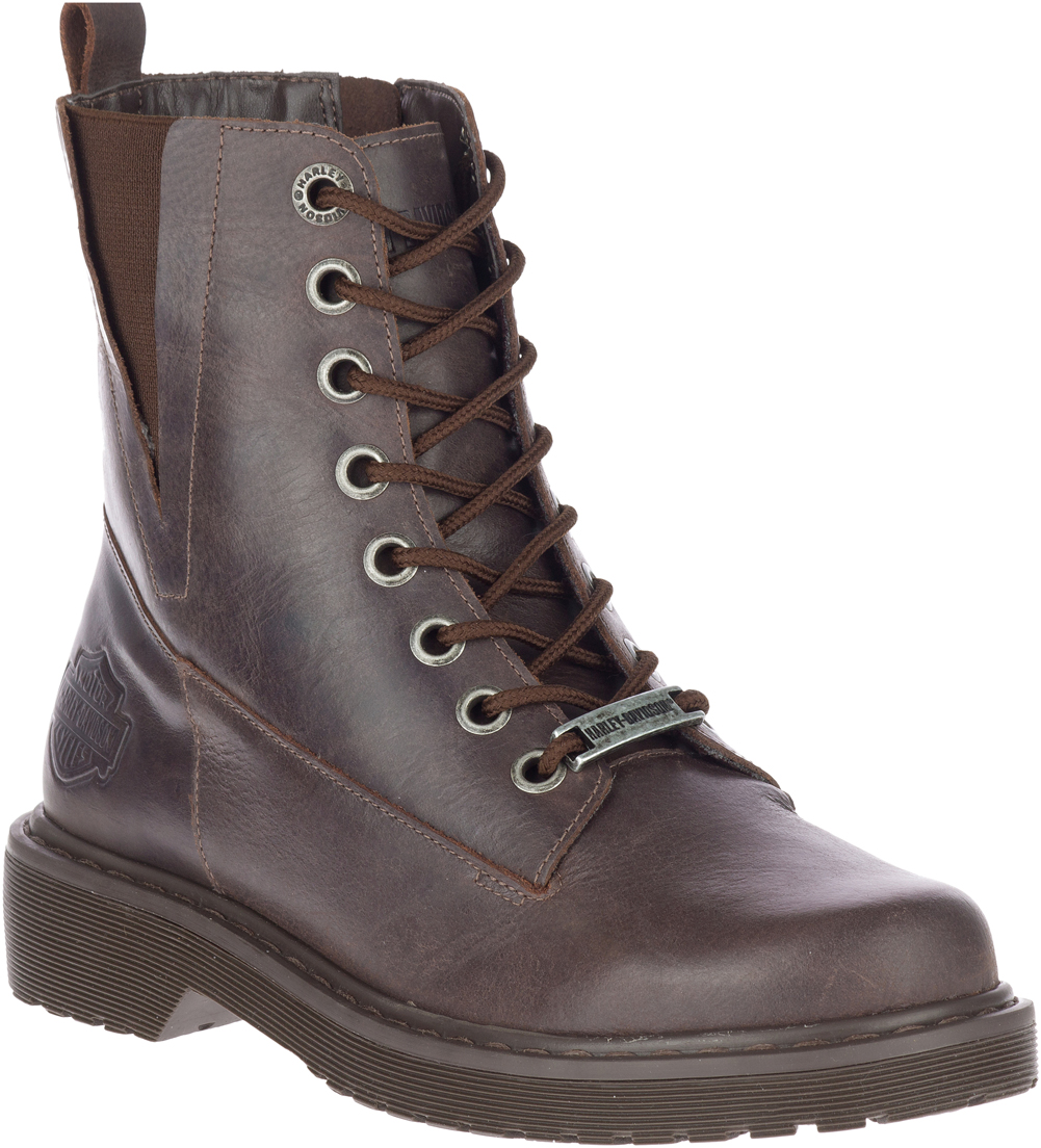 Harley-Davidson Women's Anslee 5.5-In Motorcycle Boots, D84574 (Brown, 5) - Wisconsin Harley-Davidson