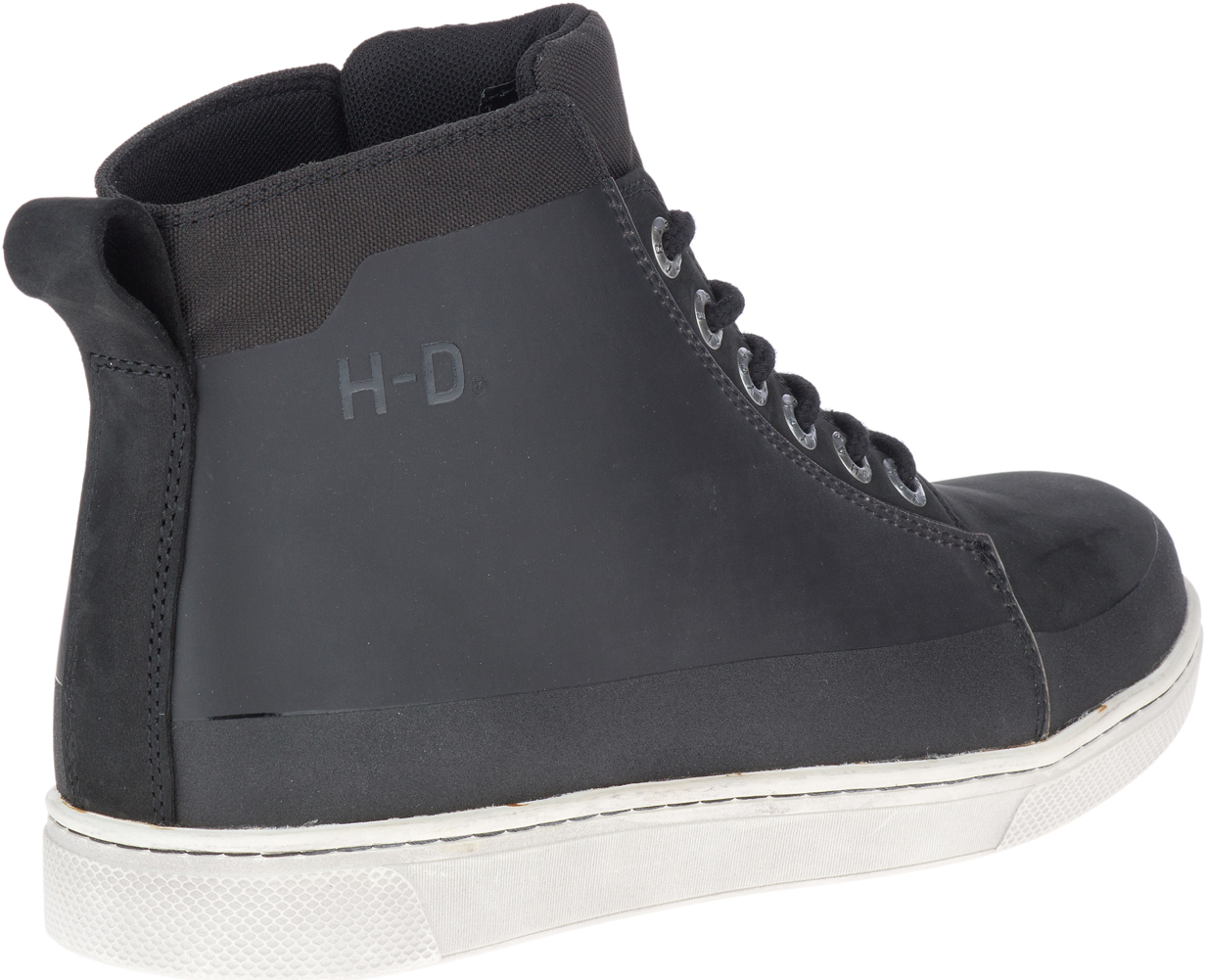 Harley-Davidson® Men's Merton H-D® Logo Black Motorcycle Boots