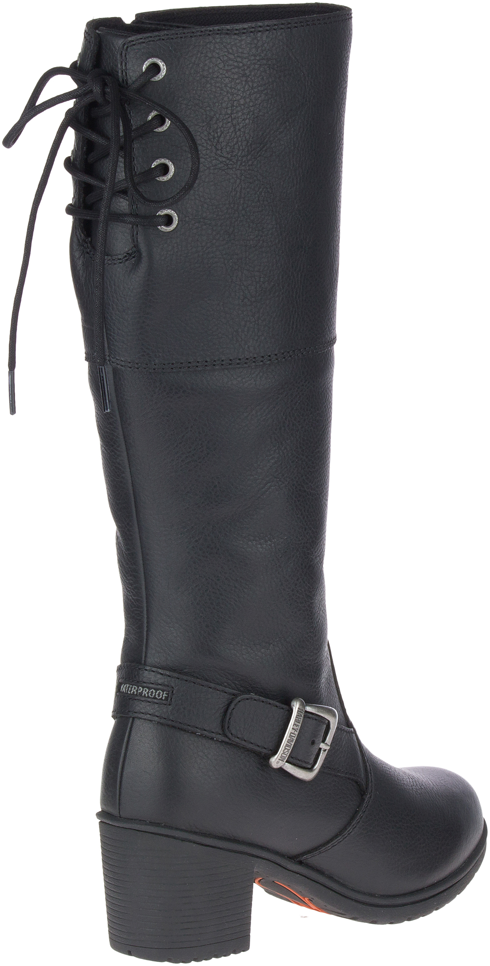 Harley-Davidson Women's Gilman 14-Inch Black WP Motorcycle Boots, D87192 - No Hassle Returns at Wisconsin Harley