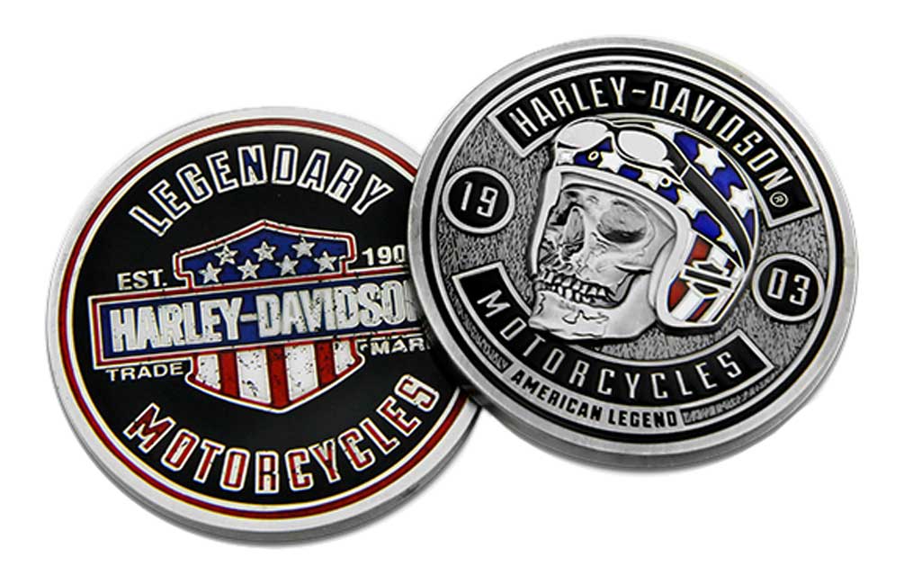 1.75 in Coin 8008758 Harley-Davidson Panhead Bar /& Shield Challenge Coin