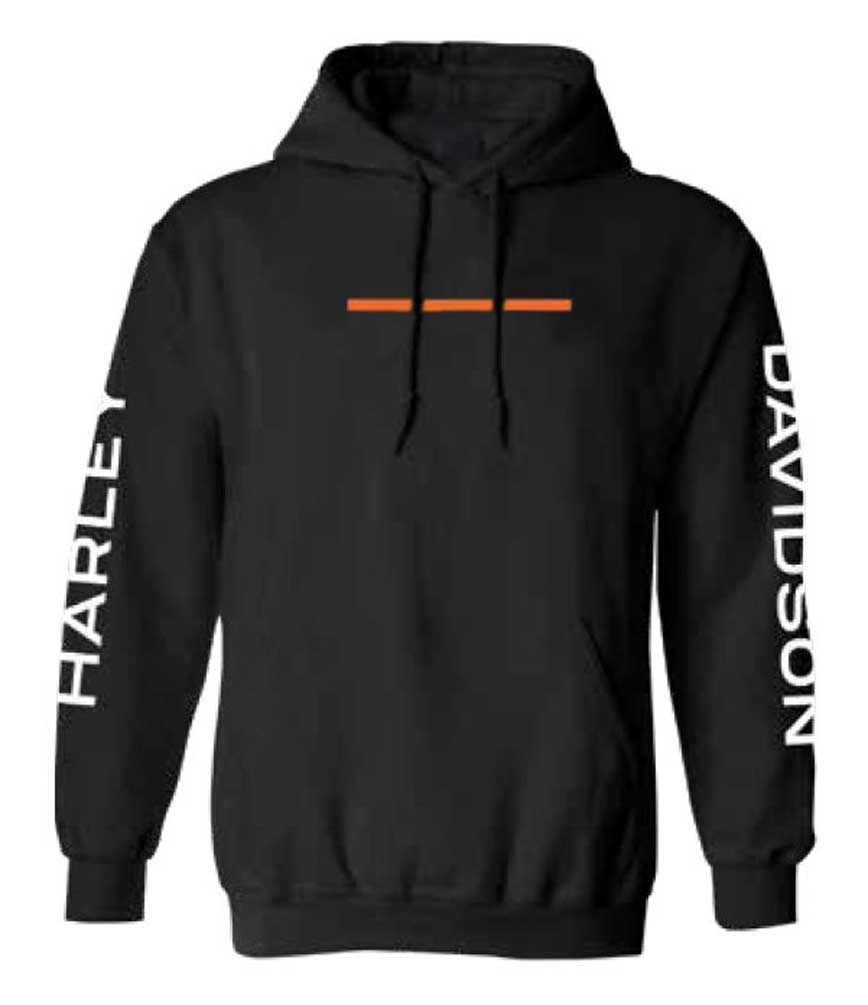 HARLEY-DAVIDSON ブラック パーカー L Harley Davidson パーカー 120周年記念ジップアップフーディー