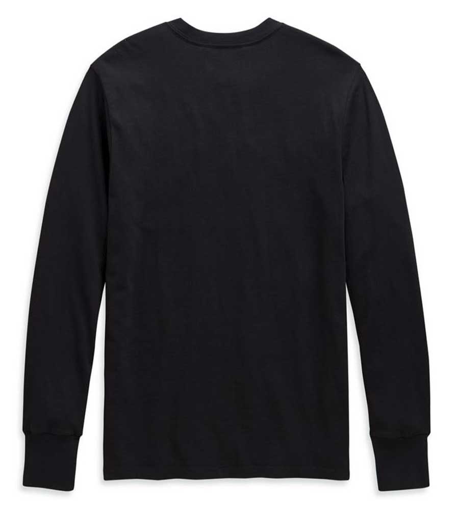 Harley-Davidson Free Shipping - Harley-Davidson Men's Vintage Eagle Long Sleeve Cotton Shirt - Black 99098-20VM - Free Shipping on many products plus Orders Over $99