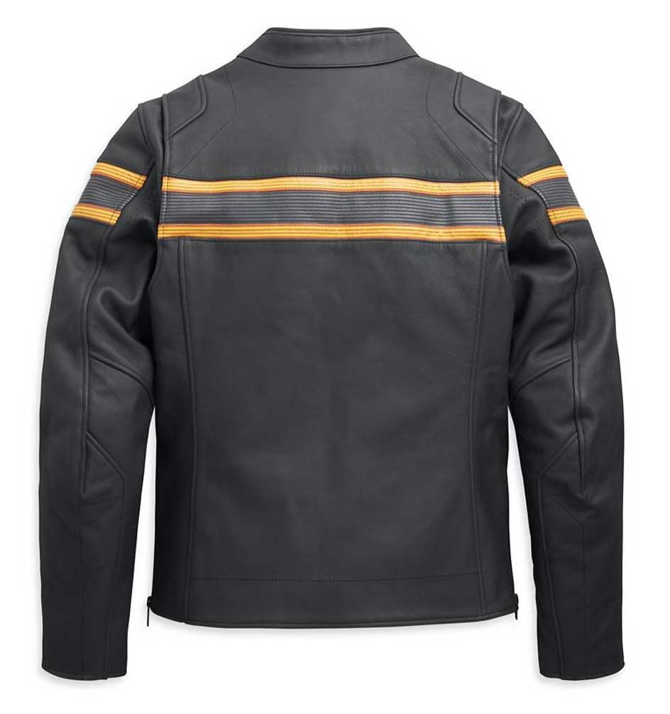 Harley-Davidson® Men's Sidari Venting Slim Fit Leather Jacket