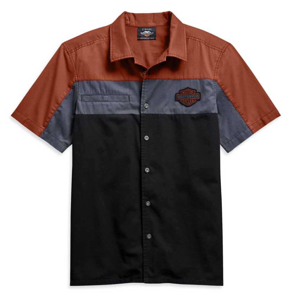 バイクウェア・装備 Harley-Davidson vintage Tshirt80s USA 1970s/1980s Harley Davidson Motorcycle Orange Classic Logo T