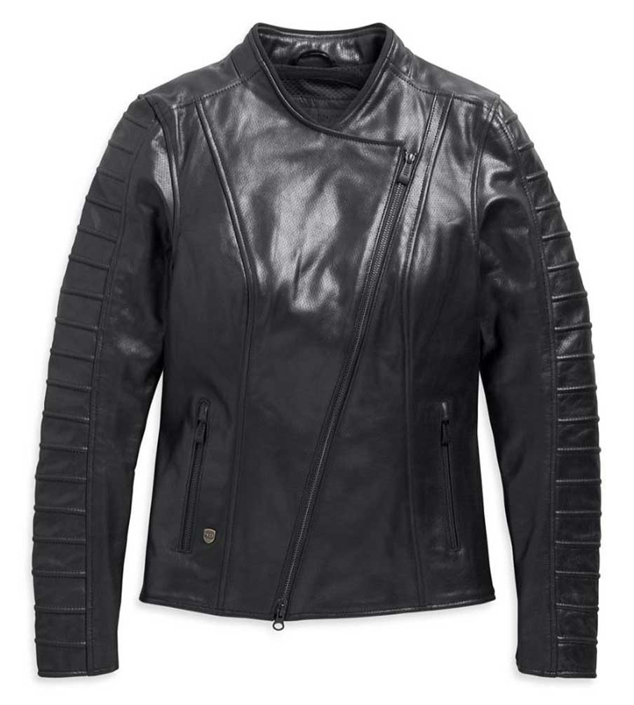 Harley-Davidson® Women's Ozello Perforated Midweight Leather Jacket  98008-20VW