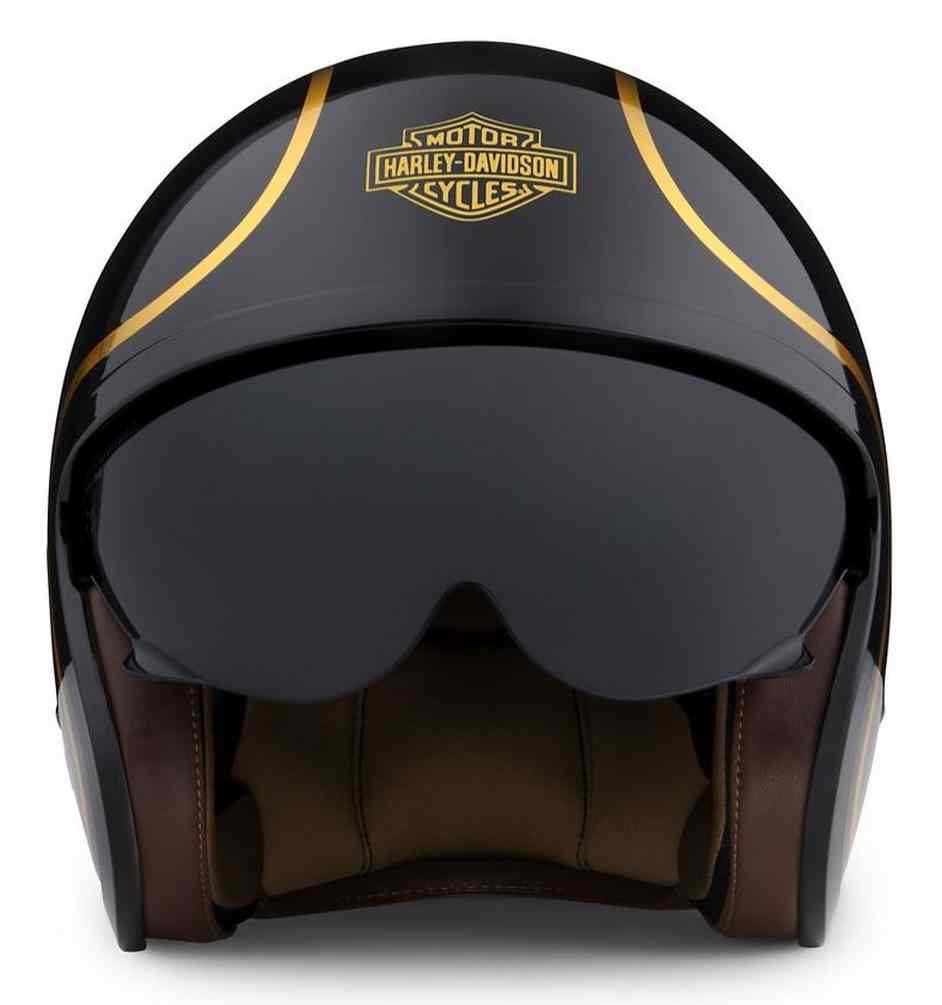 Harley-Davidson® Unisex Bougie Sun Shield M06 3/4 Helmet - Gloss