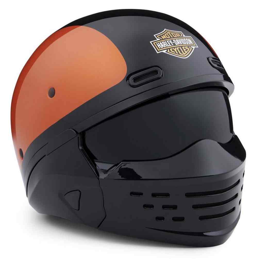 Harley-Davidson Men's Sport Glide 3-IN-1 X07 Helmet, Orange & Black 98371-20VX - No Hassle Returns at Wisconsin Harley