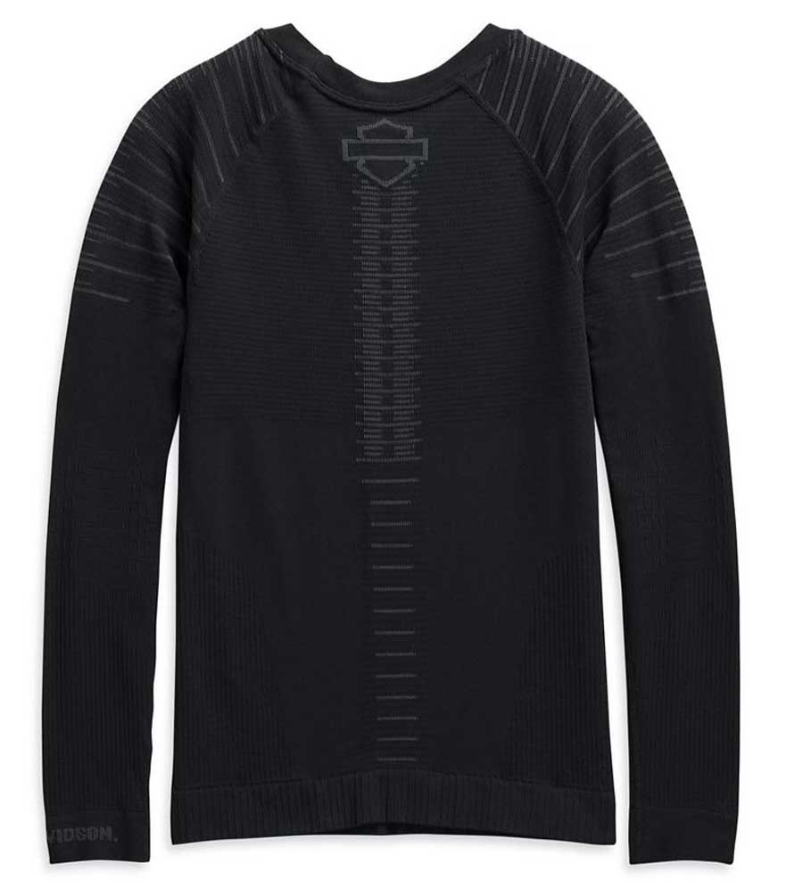 Harley-Davidson ダークグレー スウェット Harley-Davidson Men's Heather Grey Official Logo L/S