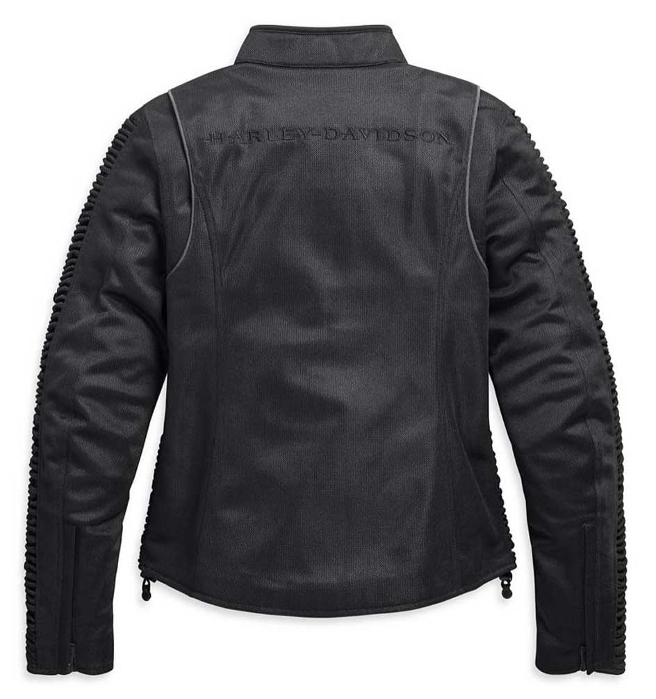 Harley-Davidson Free Shipping - Harley-Davidson Women's Ozello Mesh Riding Functional Jacket - Black 98164-20VW - Free Shipping on many products plus Orders Over $99