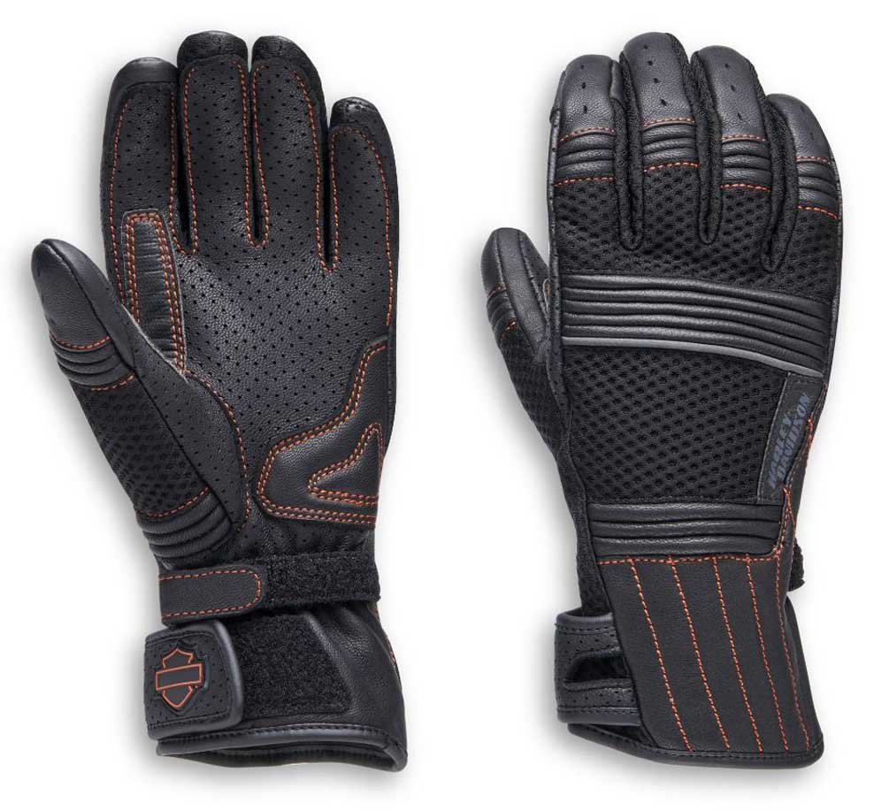 Harley-Davidson Women's Oreti Vented Under Cuff Gauntlet Gloves 98162-20VW - Wisconsin Harley-Davidson