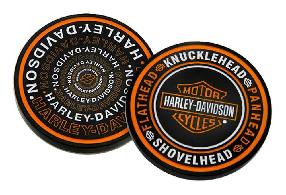 Harley-Davidson B&S Engines Reflection Metal Challenge Coin, 1.75 in. - Black - Wisconsin Harley-Davidson