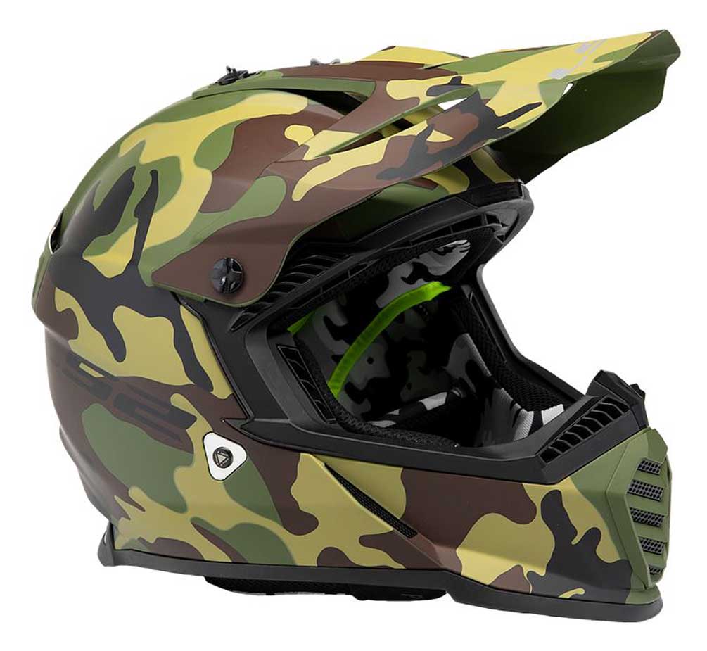 LS2 Helmets Full Face Gate Jarhead Motorcycle Helmet - Matte