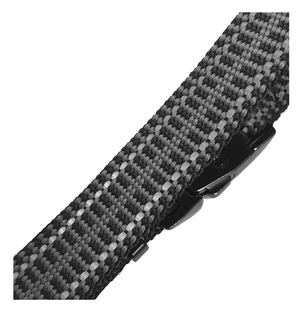 Harley-Davidson 1in. Adjustable Rugged Reflective Dog Collar - SM/MD 18in. Black - No Hassle Returns at Wisconsin Harley
