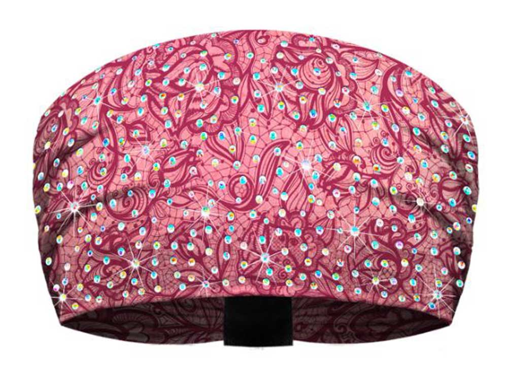 That's A Wrap Women's Bling Rhinestone Lacy Lady Knotty Band KB2212R-BLUSH - Wisconsin Harley-Davidson