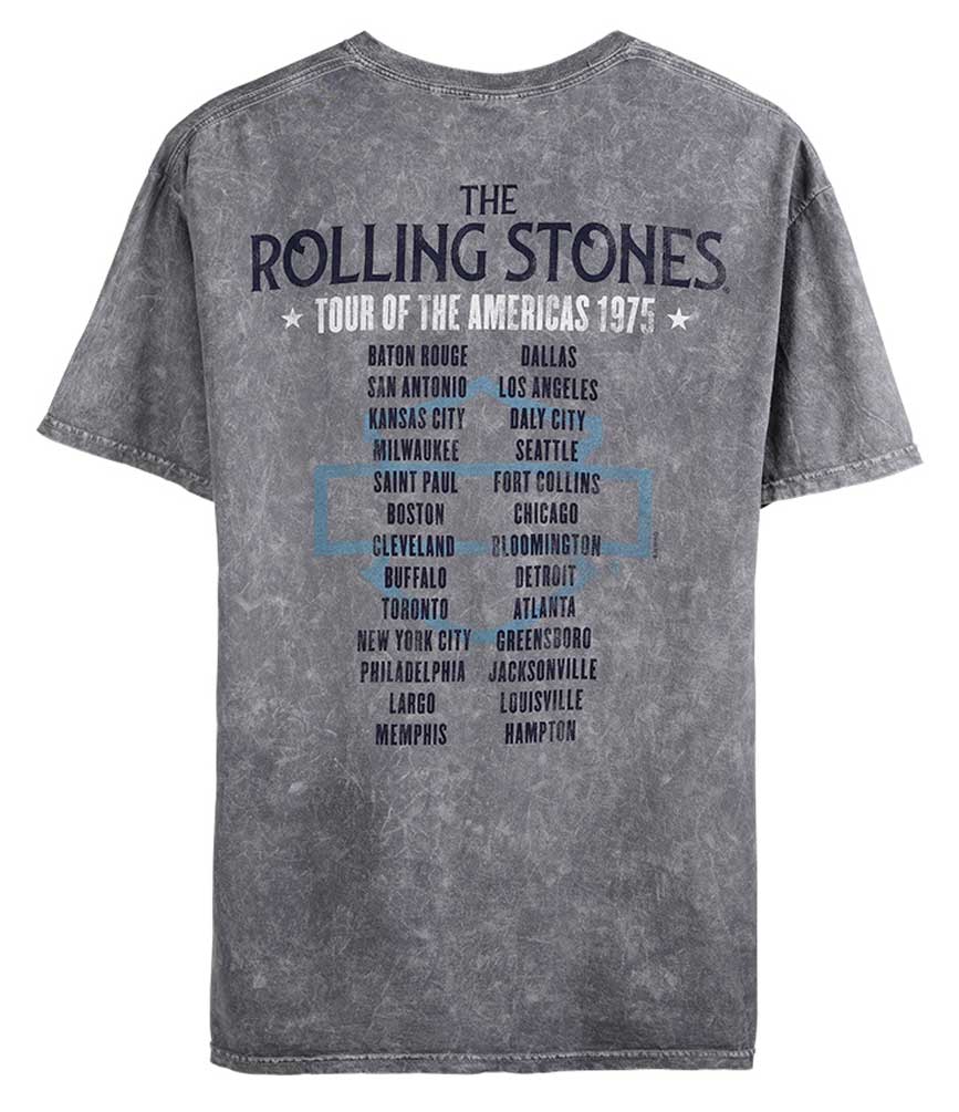 Harley-Davidson Free Shipping - Harley-Davidson Men's Rolling Stones America Tour Short Sleeve Tee, Gray Wash - Free Shipping on many products plus Orders Over $99