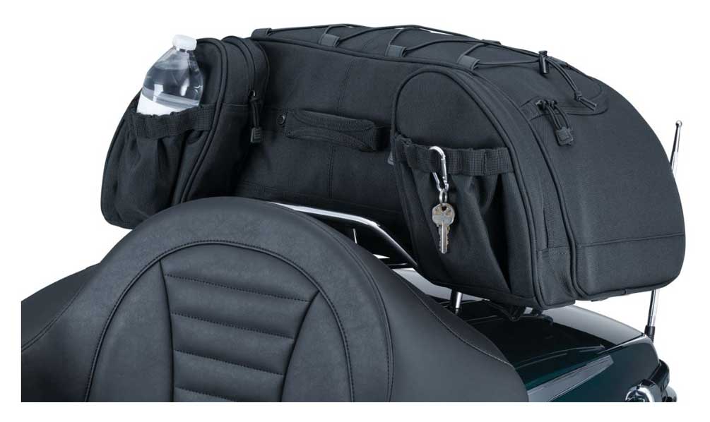 Kuryakyn Momentum Hitchhiker Trunk Rack Bag - Black, 23 x 14 x 9 inches KU-5281 - Largest Selection of Harley-Davidson Products