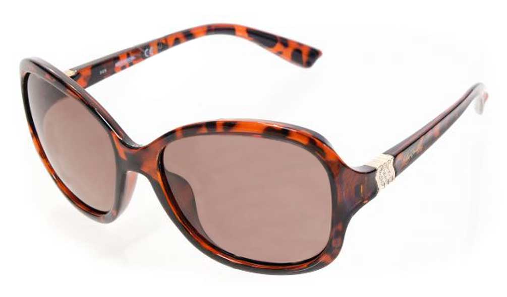 Harley-Davidson Women's Rebel Butterfly Sunglasses, Tortoise Frame/Brown Lenses - Wisconsin Harley-Davidson