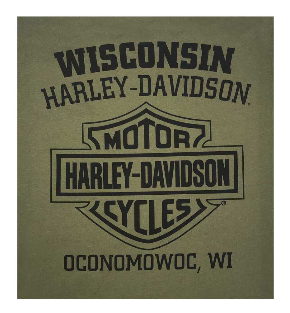 Harley-Davidson Free Shipping - Harley-Davidson Men's Glory Days 1903 Chest Pocket Short Sleeve T-Shirt, Green - Free Shipping on many products plus Orders Over $99