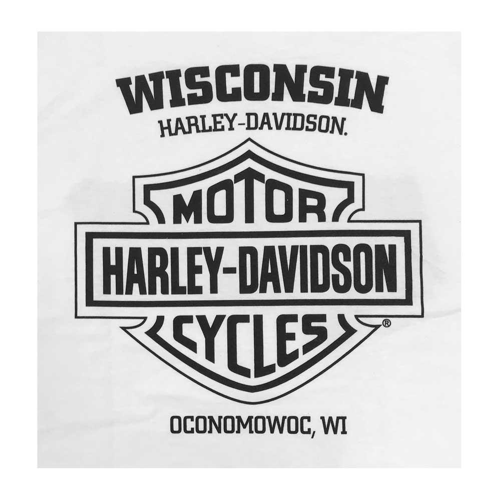 Harley-Davidson Free Shipping - Harley-Davidson Mens Built For Speed Long Sleeve Crew-Neck Cotton T-Shirt, White - Free Shipping on many products plus Orders Over $99