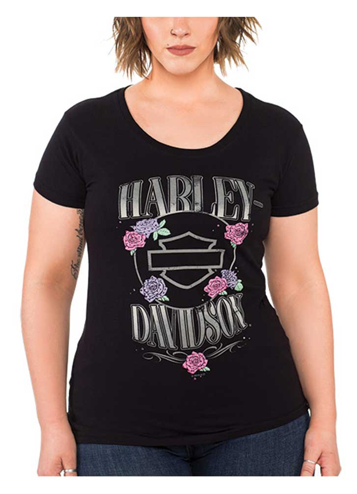 トップス 777 Harley-Davidson® Women's Road Ahead Short Sleeve Shirt