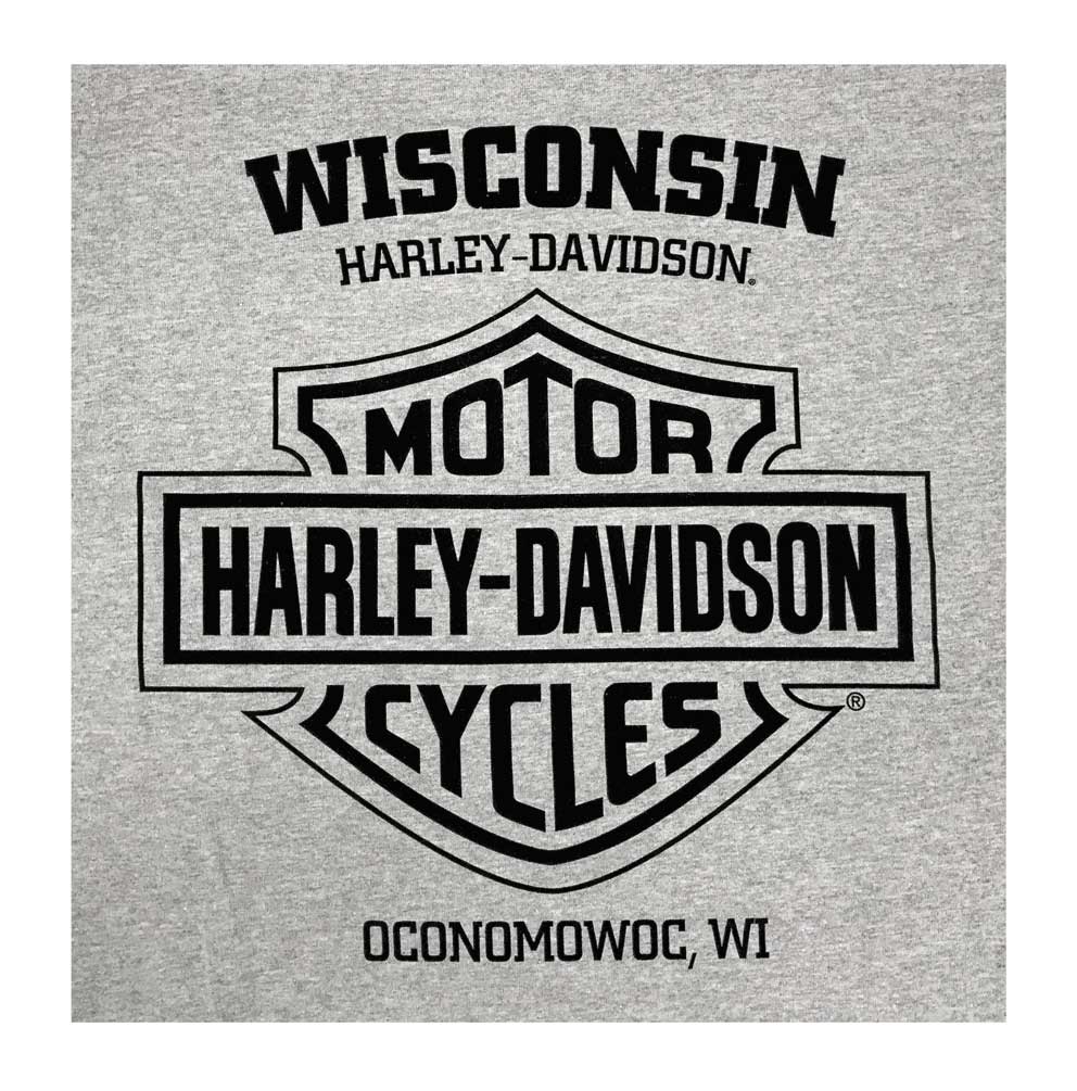 Harley-Davidson Free Shipping - Harley-Davidson Men's Distressed H-D Chest Pocket Short Sleeve Tee, Heather Gray - Free Shipping on many products plus Orders Over $99