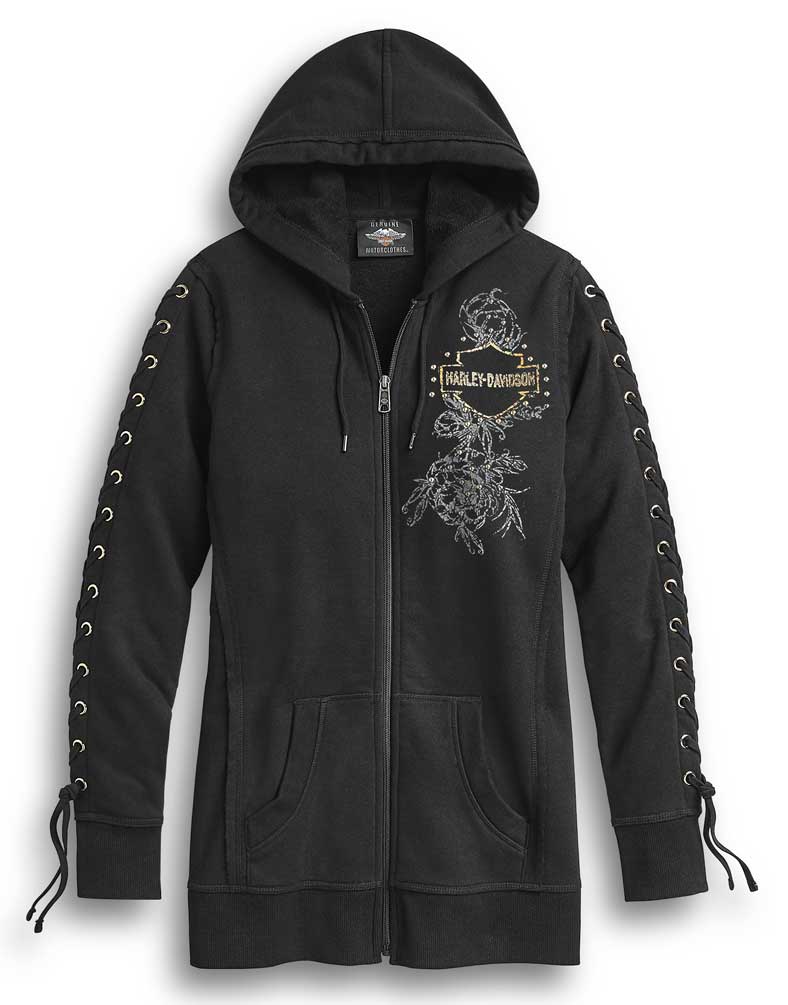 harley davidson full zip hoodie