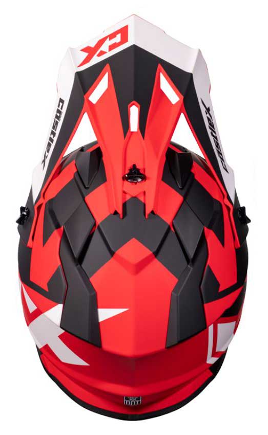 CastleX Mode MX Flow Modular Motorcycle Polycarbonate Helmet - Matte Red - No Hassle Returns at Wisconsin Harley