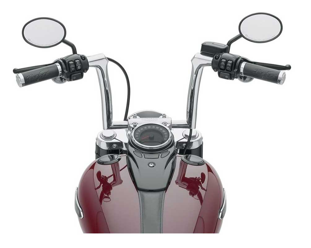 Harley-Davidson Free Shipping - Harley-Davidson Fused Lo Handlebar, Fits FLSL & FXLRS Models - Chrome 55801056 - Free Shipping on many products plus Orders Over $99
