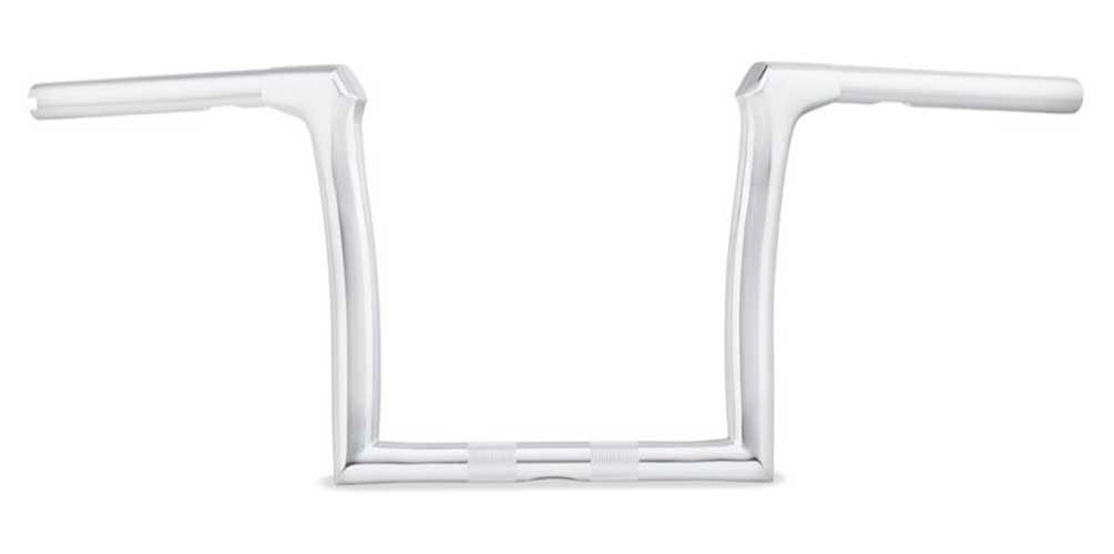 Harley-Davidson Fused Lo Handlebar, Fits FLSL & FXLRS Models - Chrome 55801056 - Wisconsin Harley-Davidson