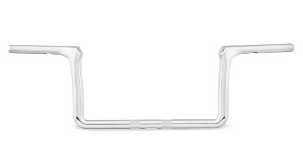Harley-Davidson Fused Lo Handlebar, Fits Glide Models - Chrome Finish 55801060 - Wisconsin Harley-Davidson