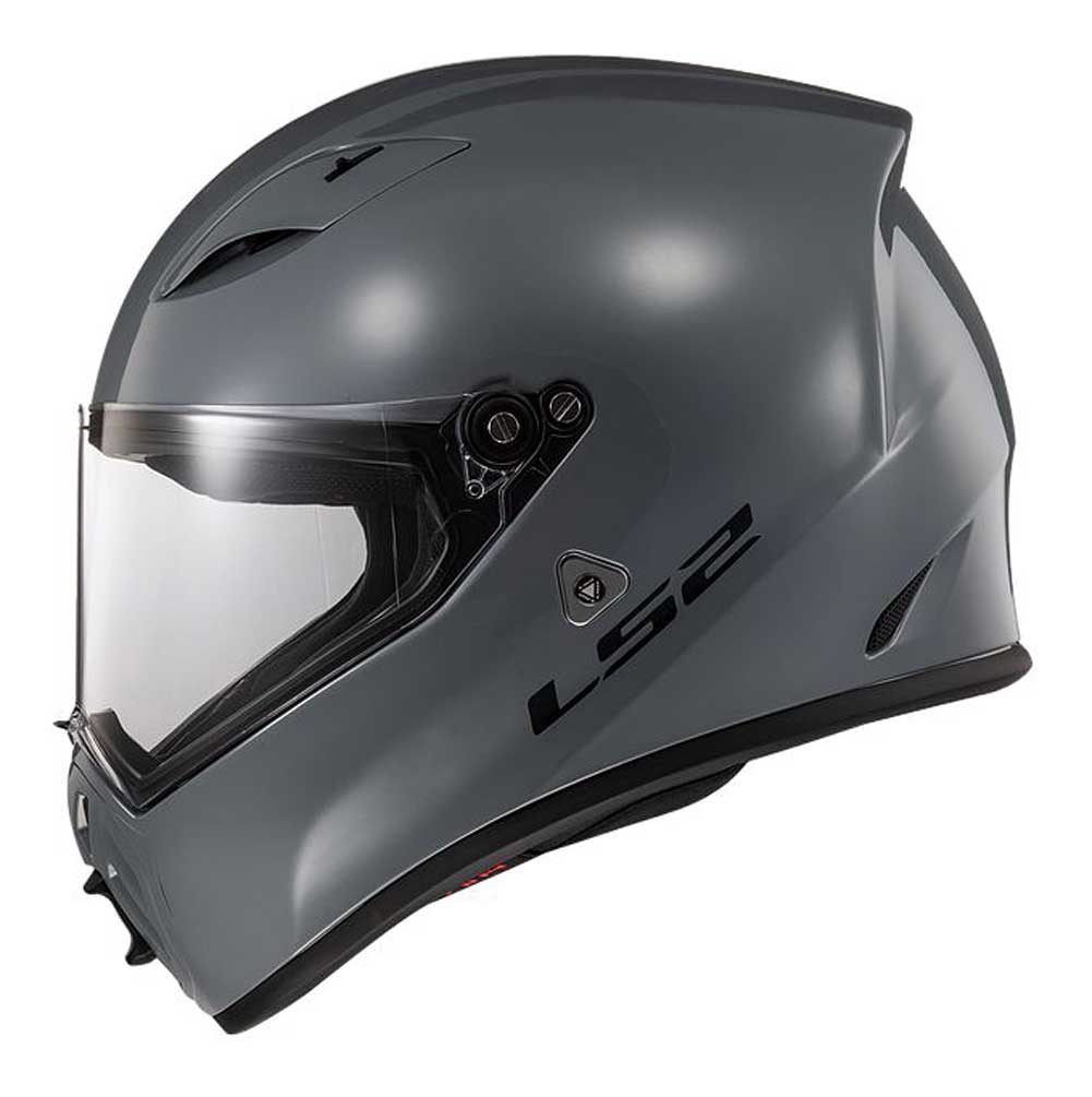 LS2 Helmets Street Fighter Full Face Motorcycle Helmet, Gloss Gray