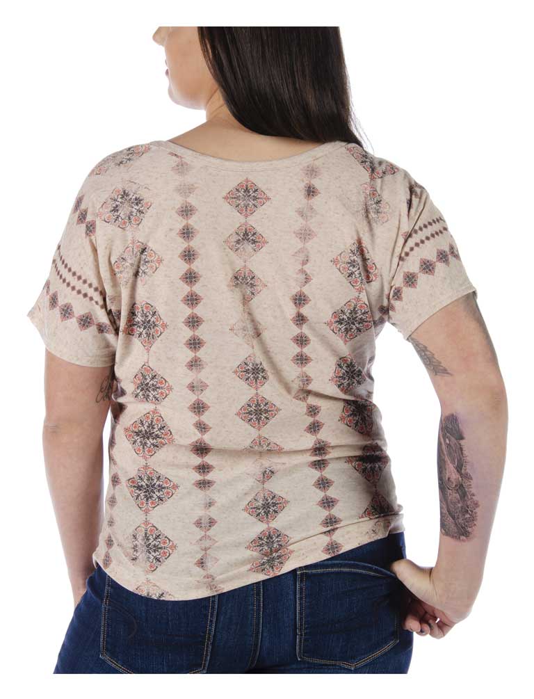 Harley-Davidson Free Shipping - Liberty Wear Women's Dixie Steer Skull Short Sleeve Curved Hem Dolman Top - Free Shipping on many products plus Orders Over $99
