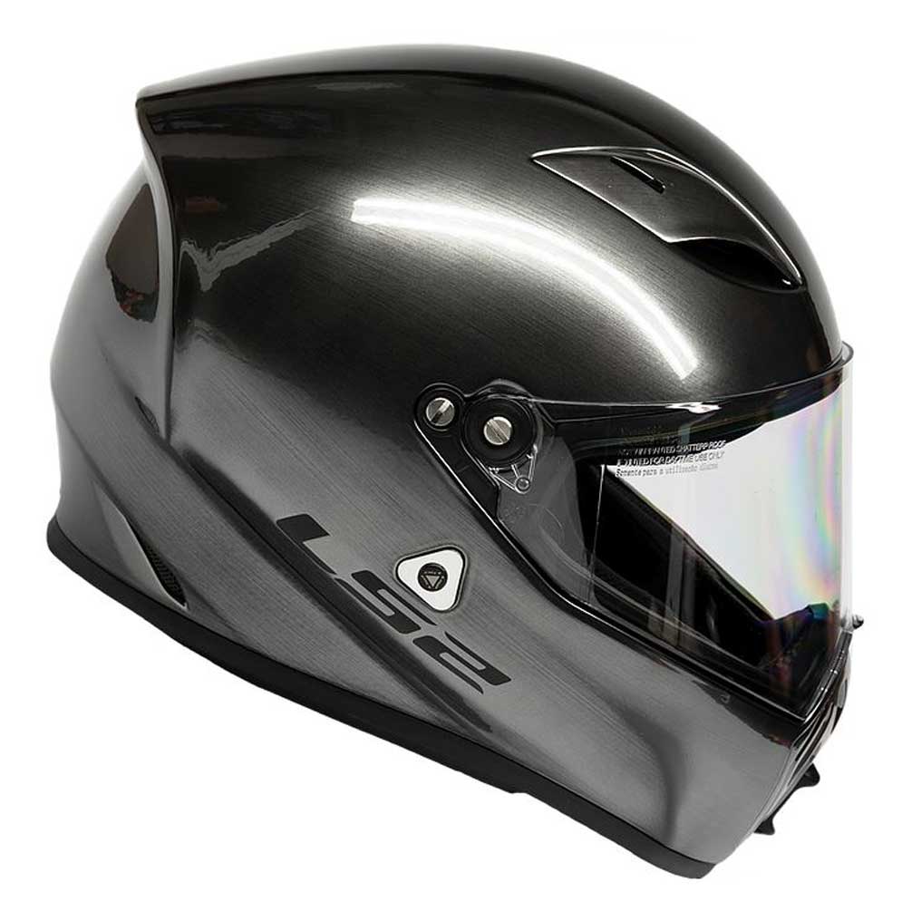 LS2 Helmets Street Fighter Full Face Motorcycle Helmet, Brushed