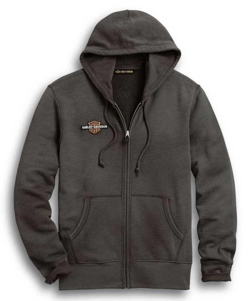 Harley-Davidson® Men's Racing Circle Zip-Up Hoodie