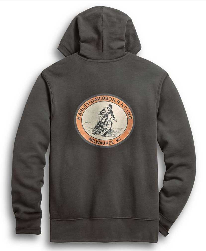 Harley-Davidson® Men's Racing Circle Zip-Up Hoodie
