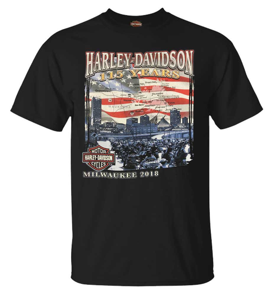 Harley Davidson MILWAUKEE tシャツ Milwaukee Iron Tee | Harley-Davidson USA