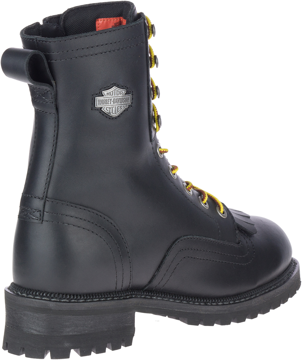 Harley-Davidson Men's Teller Black 7.25-Inch Motorcycle Boots, D93693 - No Hassle Returns at Wisconsin Harley