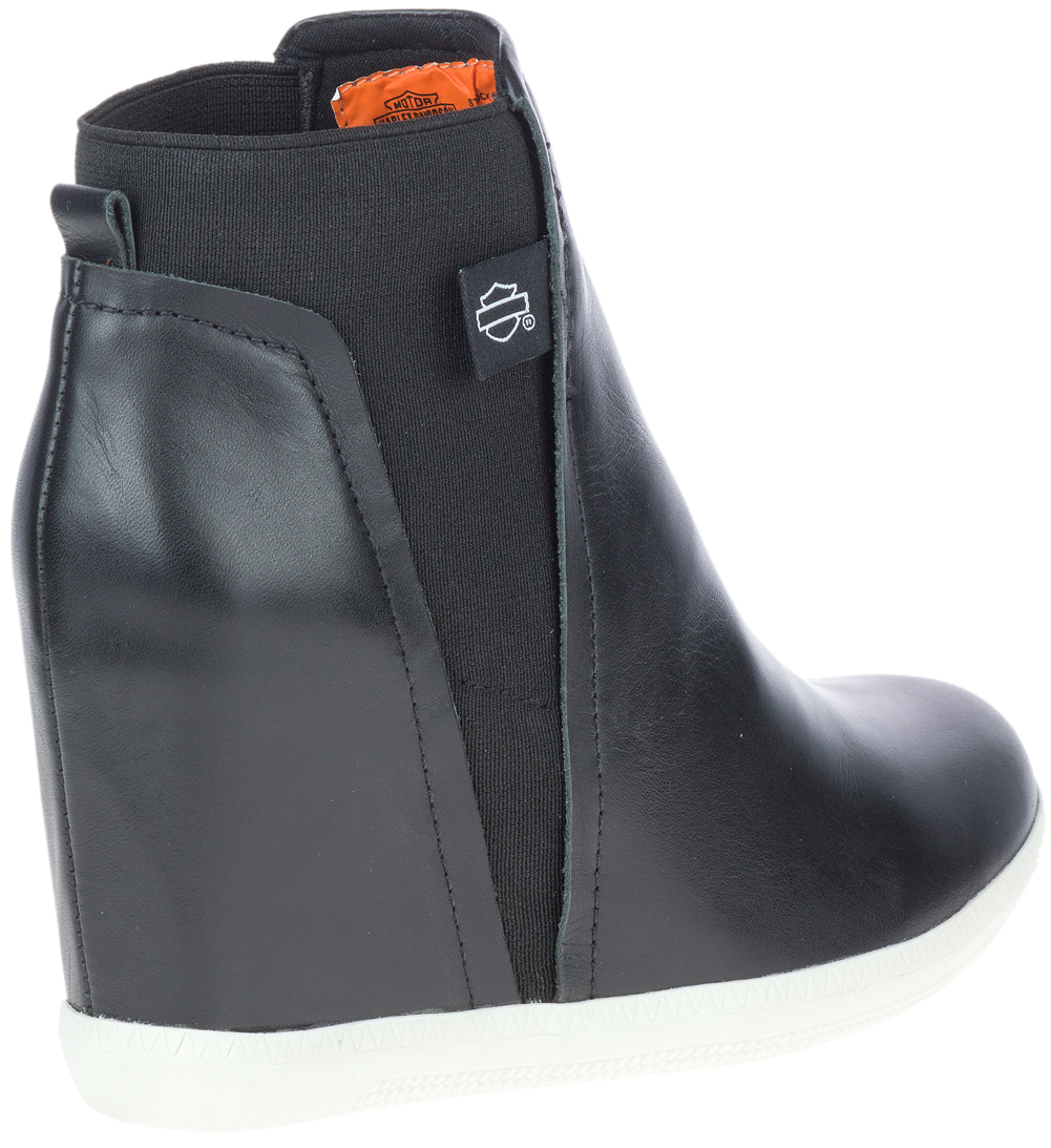 Harley-Davidson Women's Parkdale Slip-On Black Fashion Boots, D84677 - No Hassle Returns at Wisconsin Harley